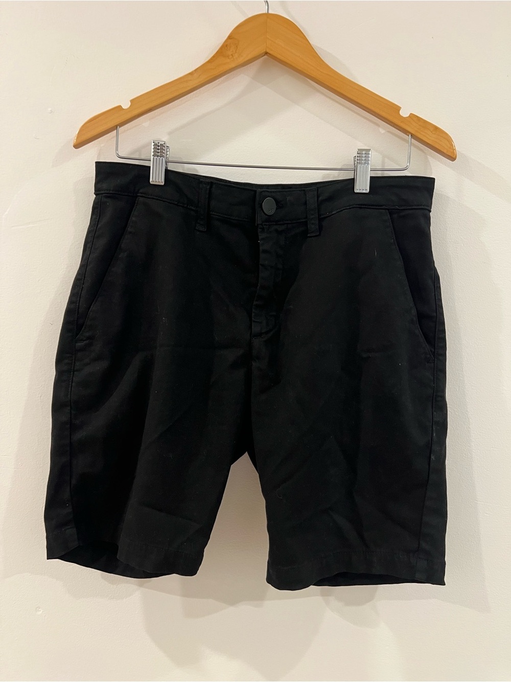 Monfrère Mens 32 Black “Cruise” Denim Shorts Made In USA with Japanese Denim